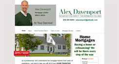 Desktop Screenshot of alexdavenportloans.com